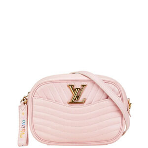 Louis Vuitton Wave Camera Bag Shoulder Pink Leather